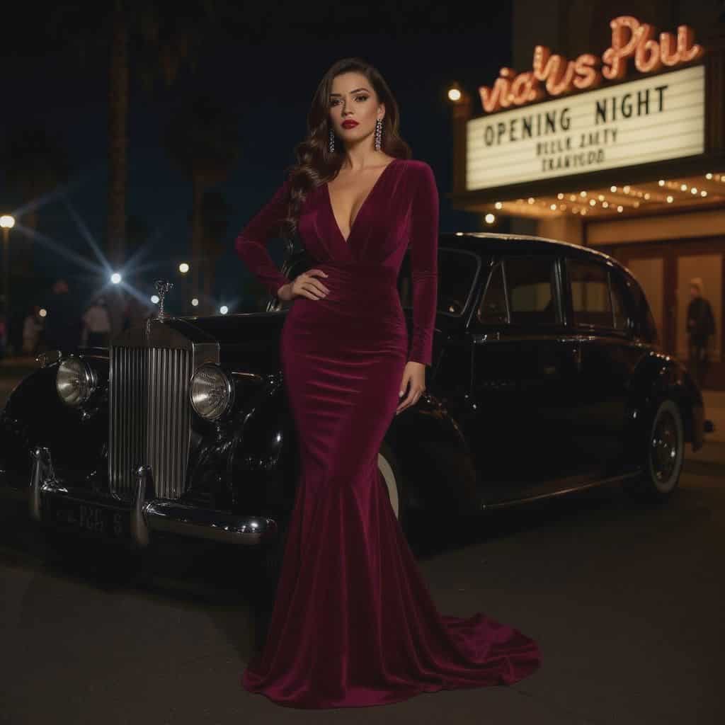 Velvet Formal Gown