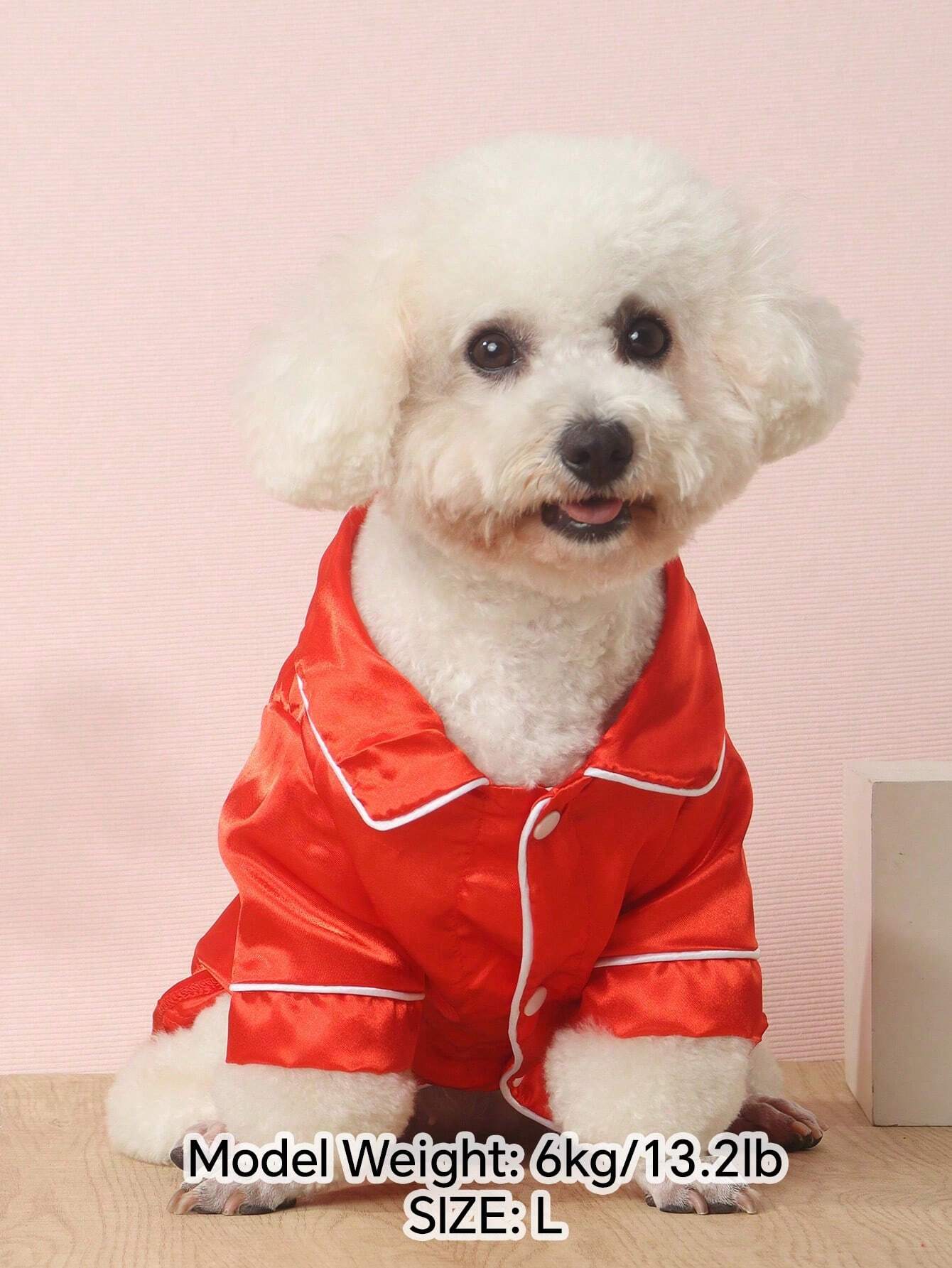 1Pc Pet Non-Elastic Thin Breathable Comfortable Home Wear Pajamas for Small Size Dogs (Size Is Smaller, Please Choose 1~2 Sizes Bigger)