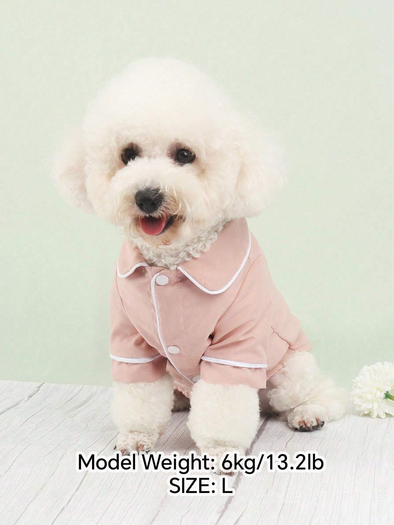 1Pc Pet Non-Elastic Thin Breathable Comfortable Home Wear Pajamas for Small Size Dogs (Size Is Smaller, Please Choose 1~2 Sizes Bigger)