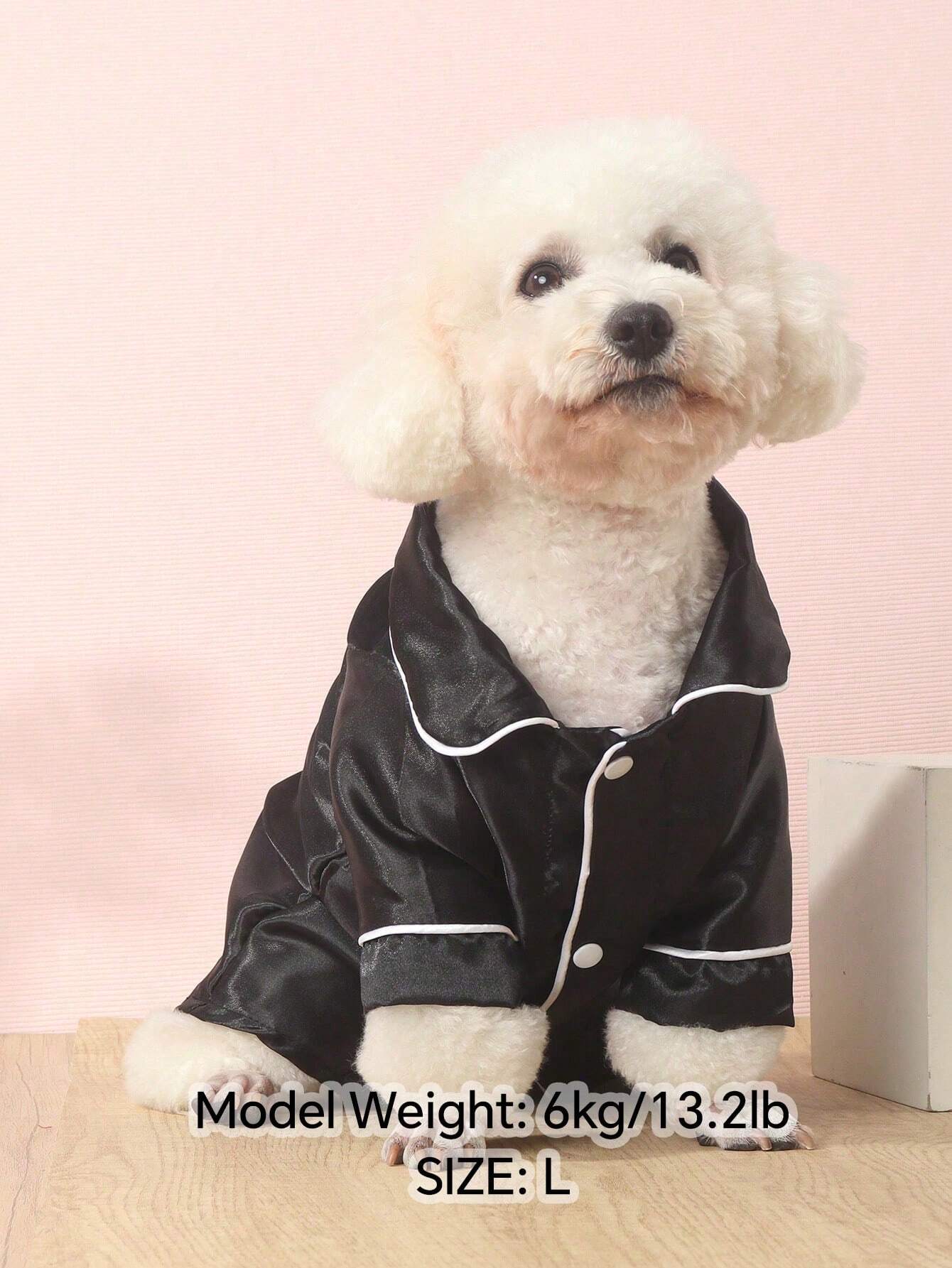 1Pc Pet Non-Elastic Thin Breathable Comfortable Home Wear Pajamas for Small Size Dogs (Size Is Smaller, Please Choose 1~2 Sizes Bigger)