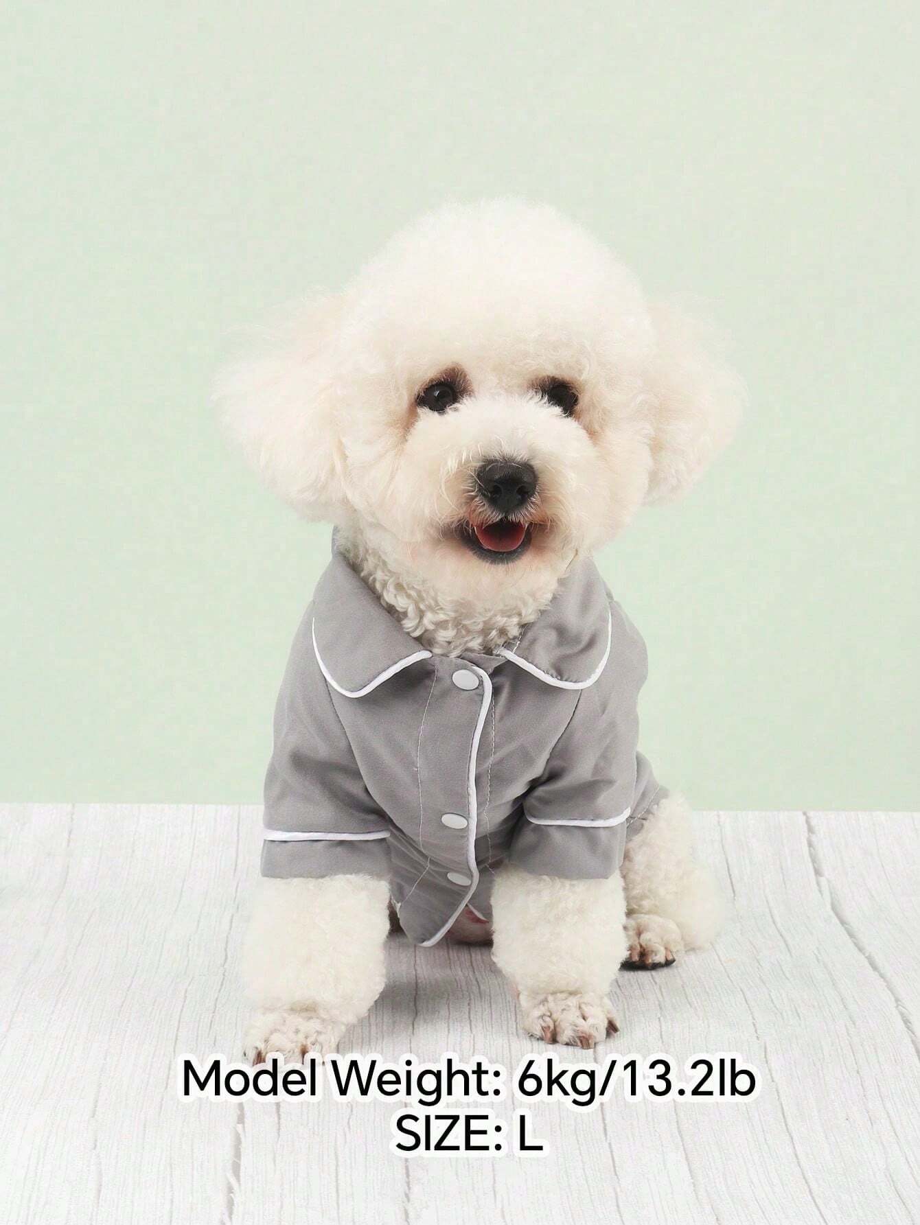 1Pc Pet Non-Elastic Thin Breathable Comfortable Home Wear Pajamas for Small Size Dogs (Size Is Smaller, Please Choose 1~2 Sizes Bigger)