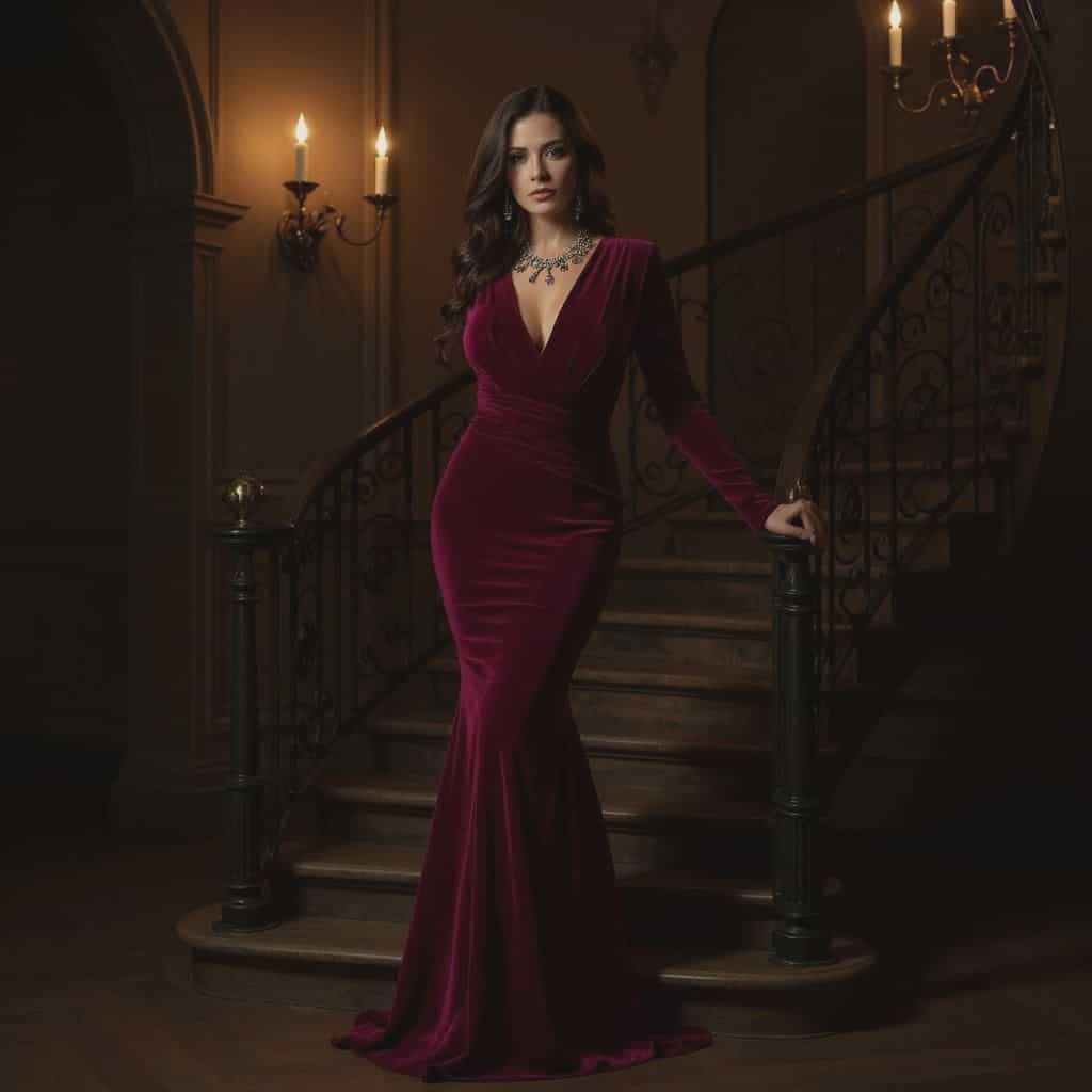 Velvet Formal Gown