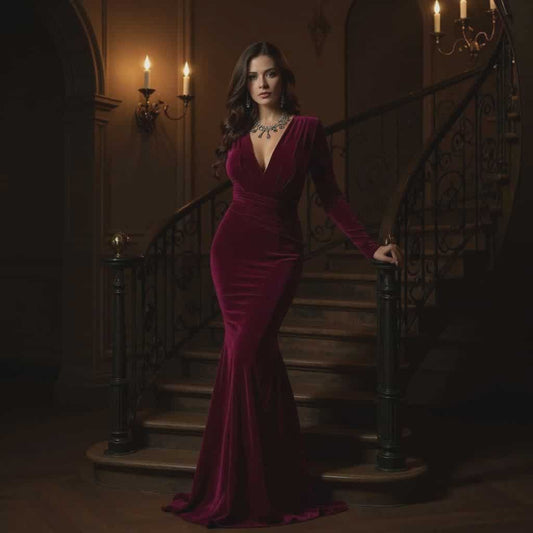 Velvet Formal Gown