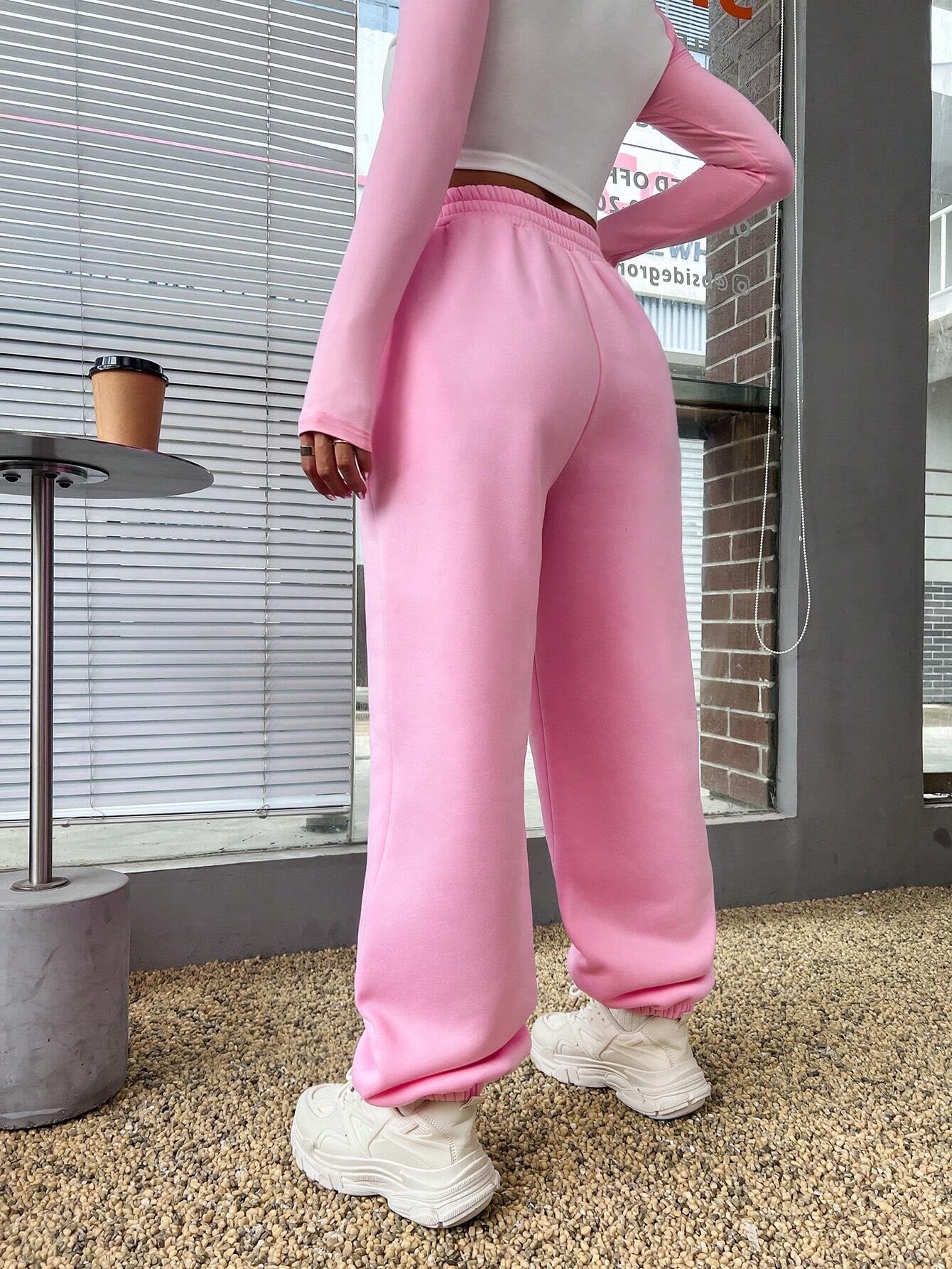 Ezwear Solid Slant Pocket Sweatpants