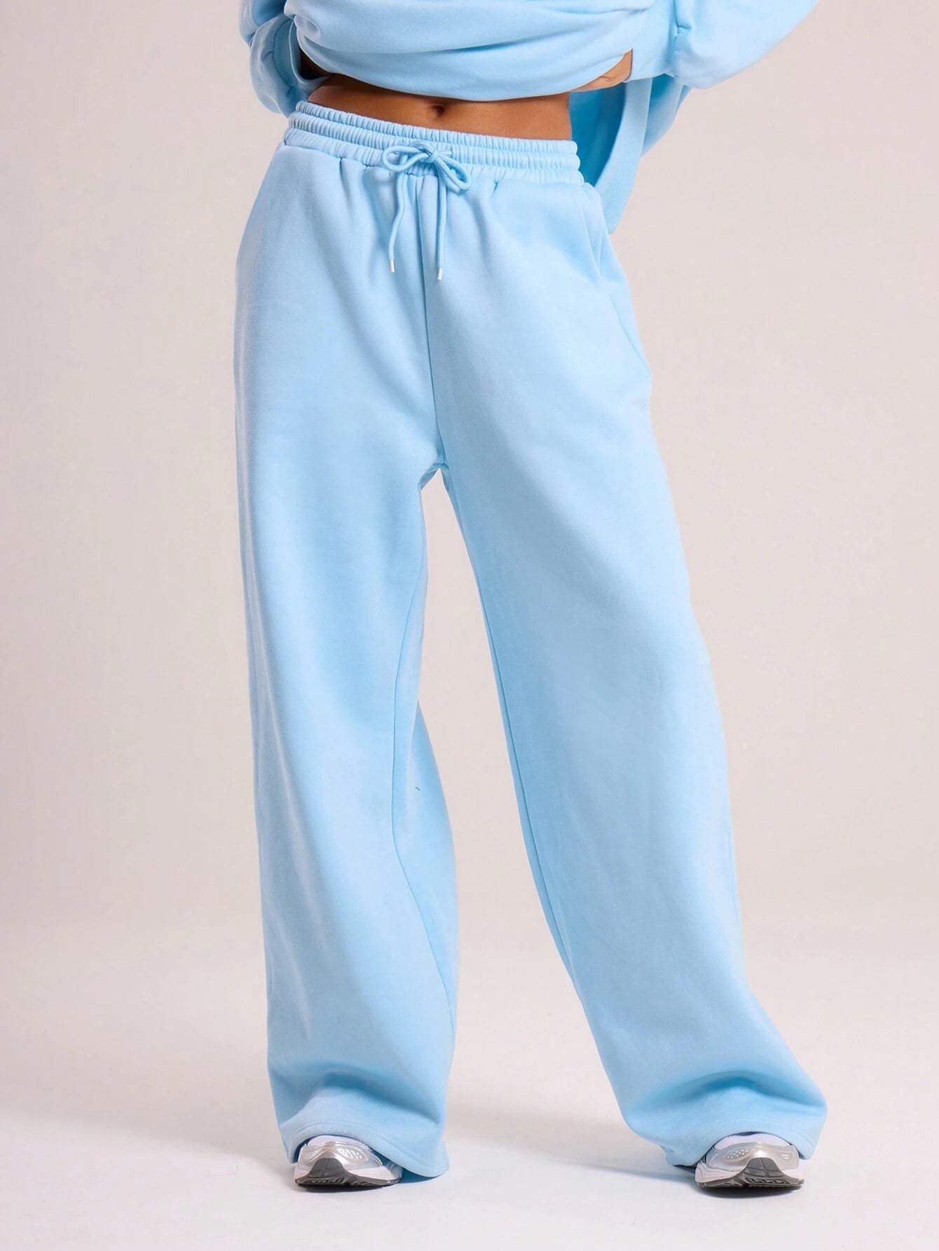 MUSERA Pocket Detail Wide Leg Joggers