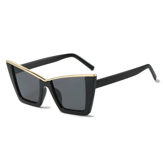 Cat Eye Sunglasses Women Men 2023 Vintage Luxury Brand Designer Cat-Eye Eyewear Ladies Shades UV400 Trending Sun Glasses