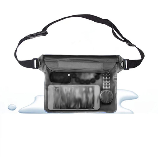 Waterproof Swimming Diving Bag PVC Beach Drifting Diving Waist Pack Shoulder Bag Underwater Mobile Phone Case Outdoor Dry Bag