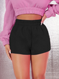 Elastic Waist Sweat Shorts