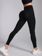 Yoga Basic High Stretch Wide Band Waist Sports Leggings