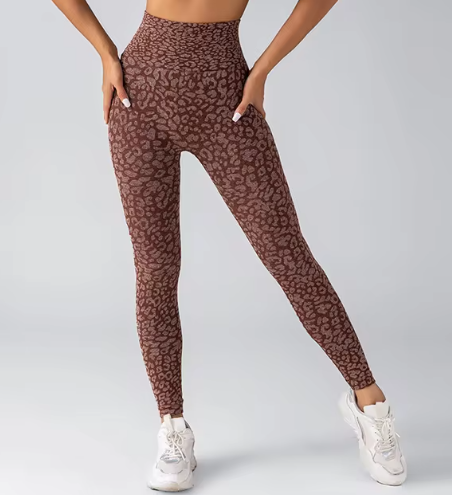 Yoga Leggings and Bra Top Seamless Leggings