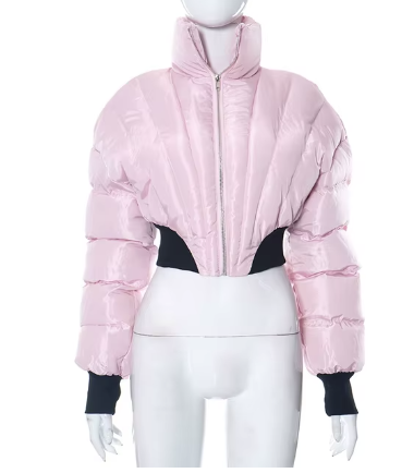 Winter Cropped Puffer Jacket