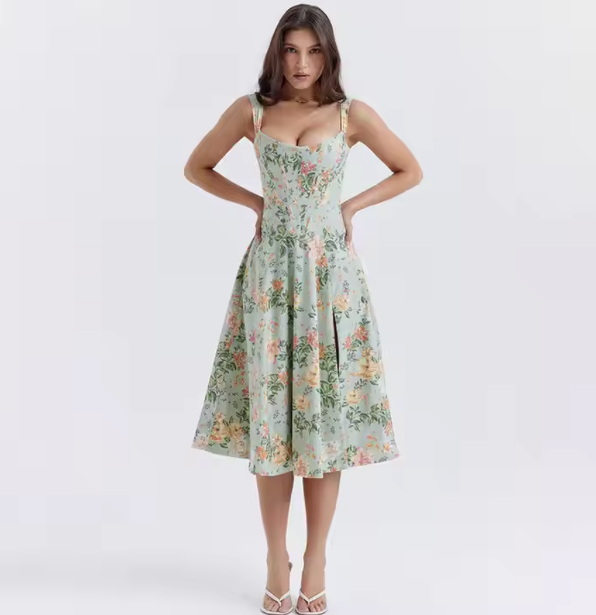 Casual Floral Dress