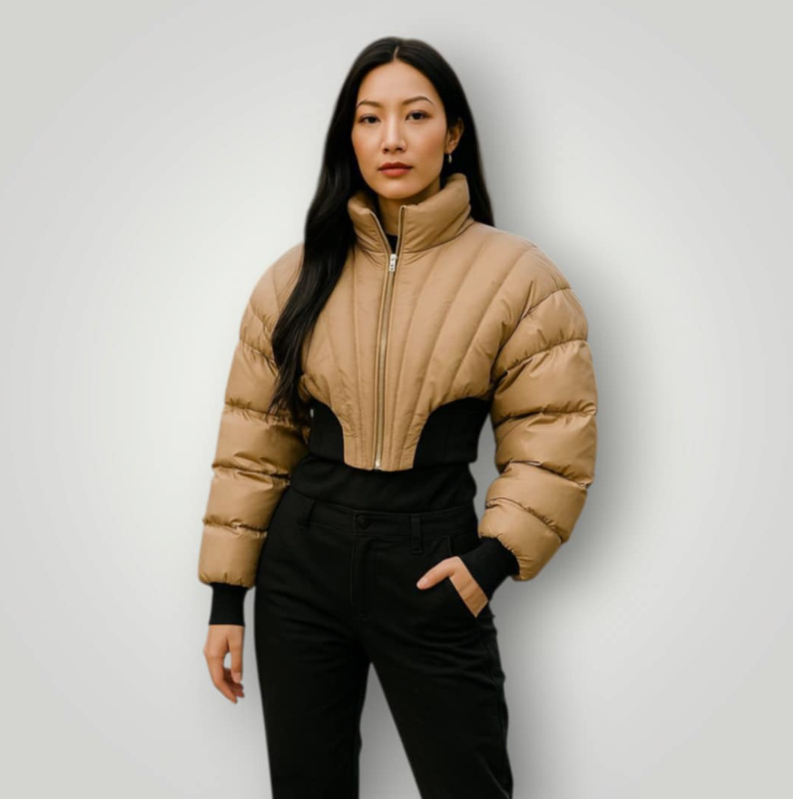 Contour Cropped Puffer Jacket