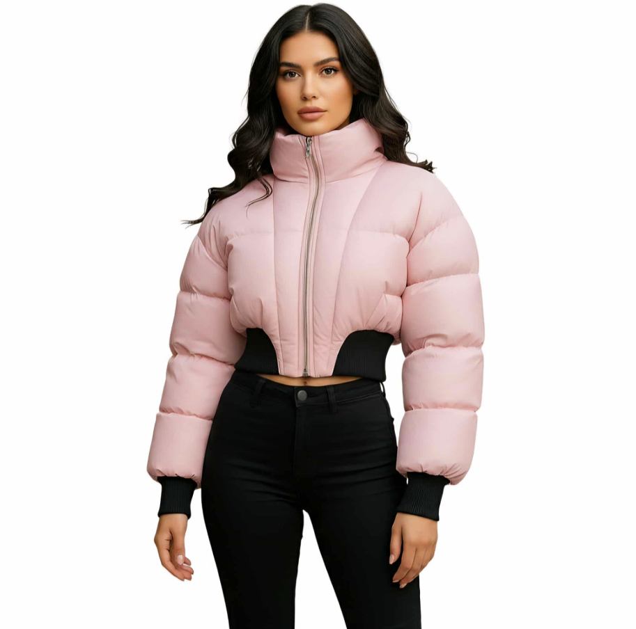 Contour Cropped Puffer Jacket