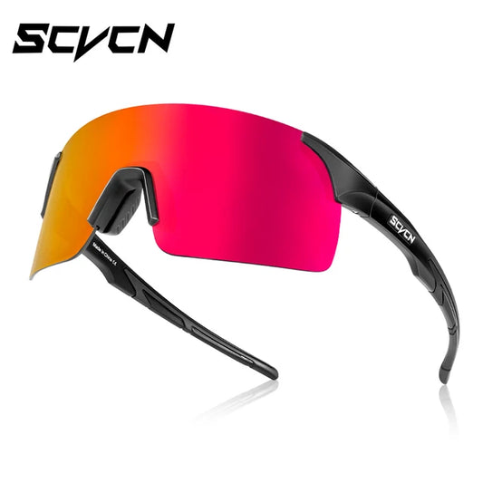 Scvcn-Cycling Sunglasses MTB Photochromic Sports Cycling Glasses Goggles Bicycle Mountain Bike Glasses Men's Women Cycle Eyewear
