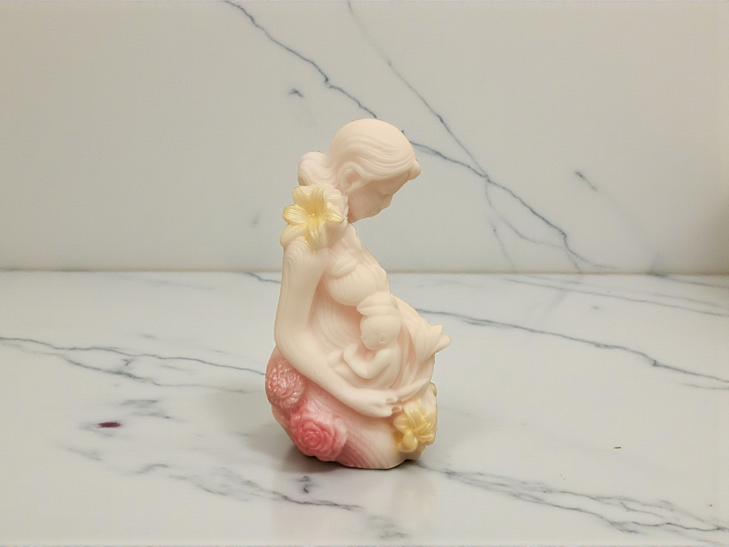 Floral Woman Pregnant Hand Soap