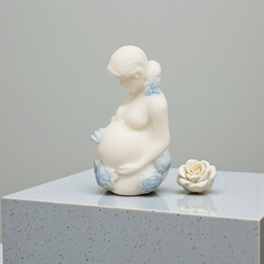 Floral Woman Pregnant Hand Soap